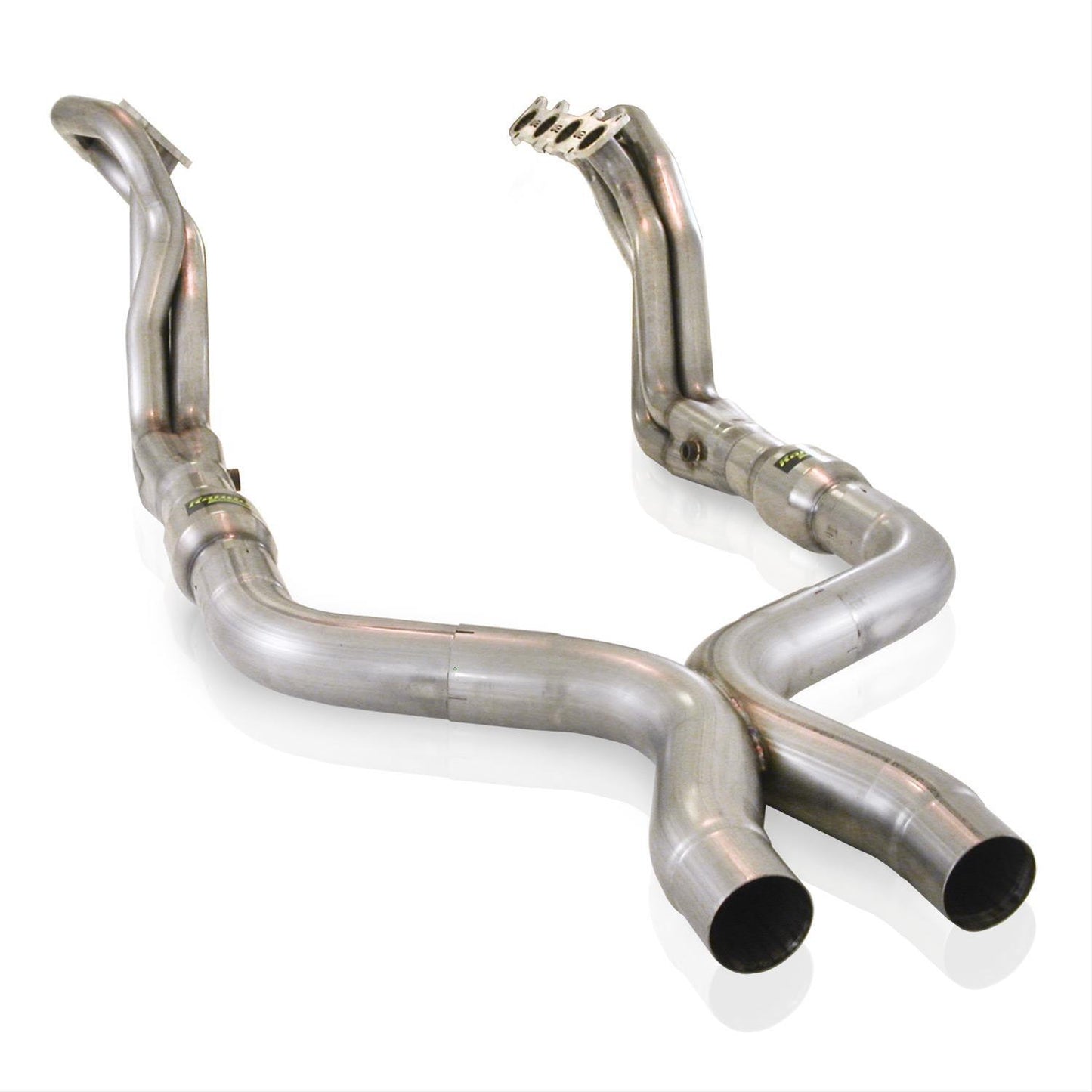 Stainless Works 2011-14 Mustang GT/BOSS Headers 1-7/8in Primaries High-Flow Cats 3in X-Pipe M11HDRCATX