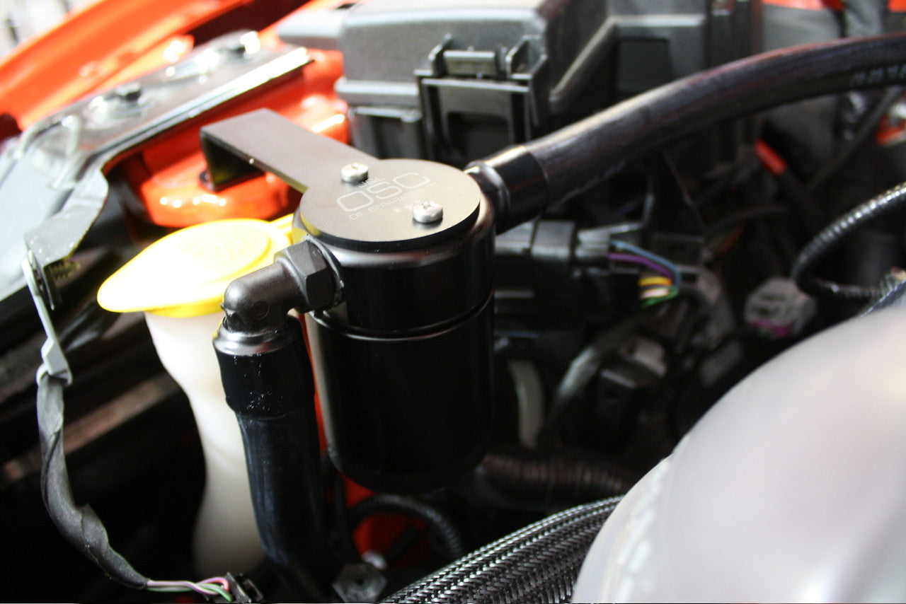 J&L Oil Separator 3.0 Passenger Side 2015-2023 Mustang GT, 2018-19 Bullitt & 2015-2020 GT350 with or without Whipple Remote Mount 3030P