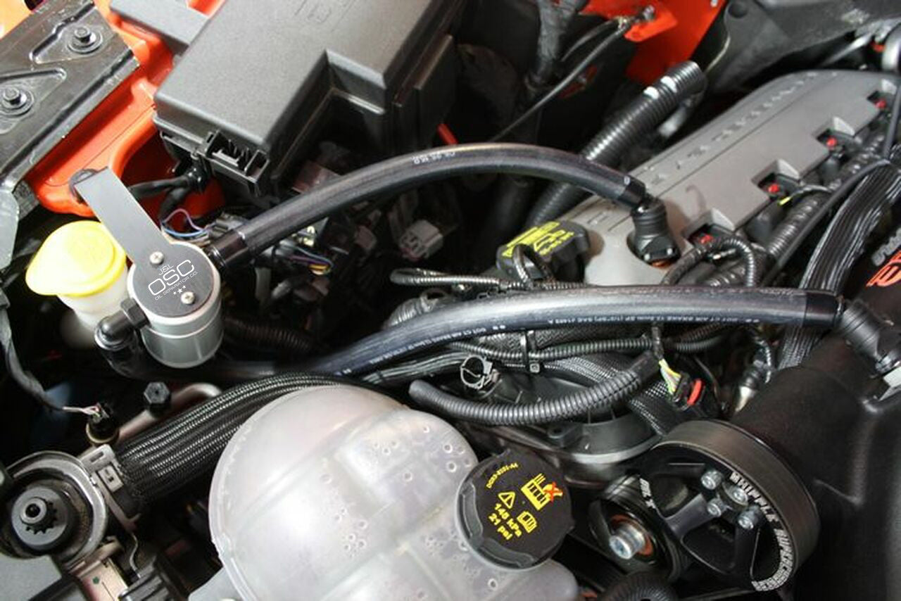 J&L Oil Separator 3.0 Passenger Side 2015-2023 Mustang GT, 2018-19 Bullitt & 2015-2020 GT350 with or without Whipple Remote Mount 3030P