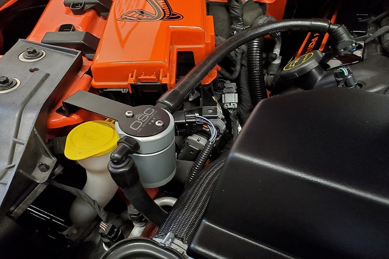 J&L Oil Separator 3.0 Passenger Side 2015-2023 Mustang GT, 2018-19 Bullitt & 2015-2020 GT350 with or without Whipple Remote Mount 3030P