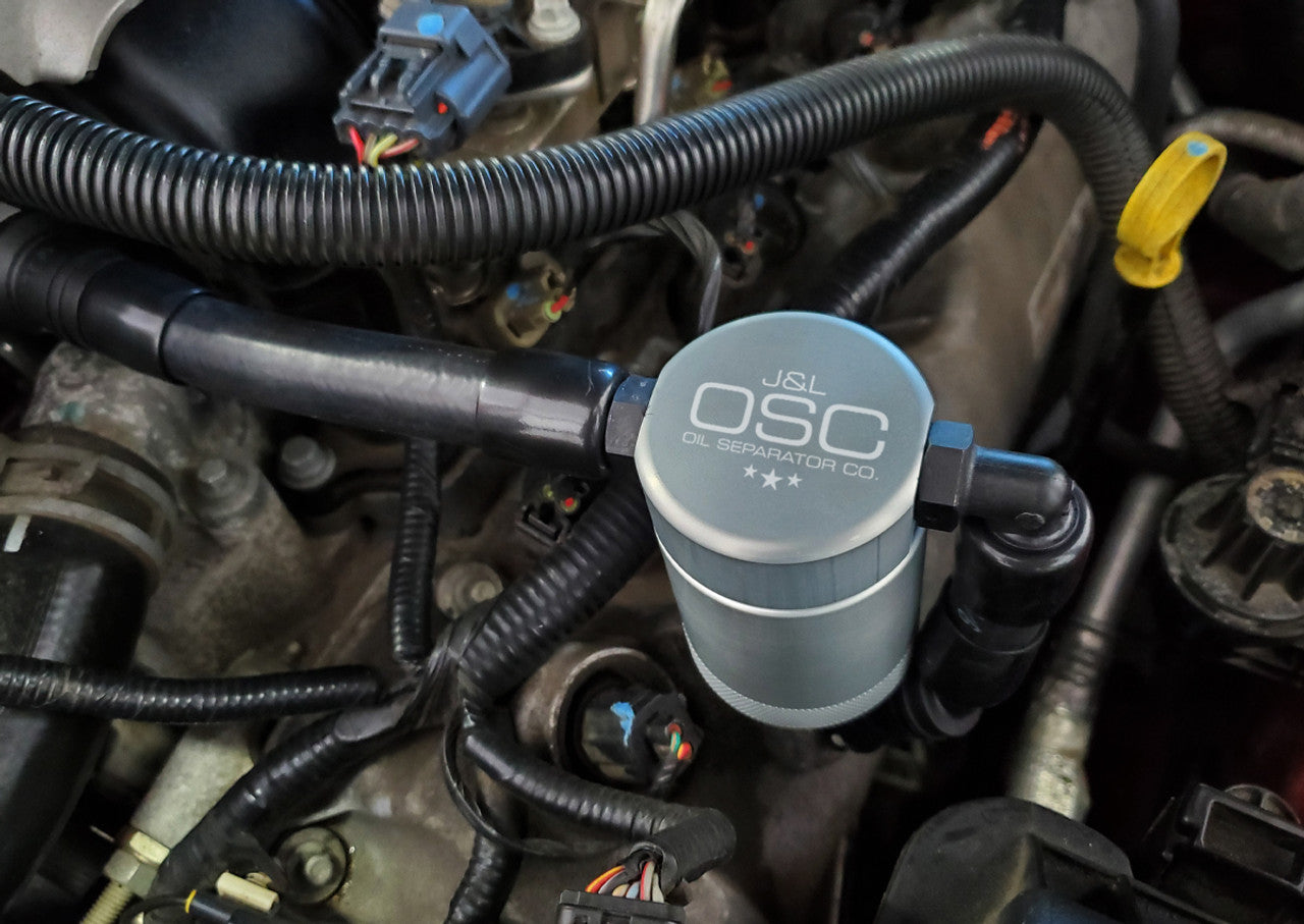 J&L Oil Separator 3.0 V2 Driver Side 2005-2010 Ford Mustang GT; Bullitt; Saleen 3051D