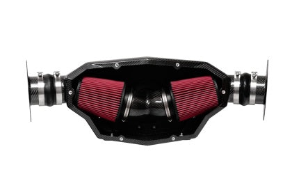 Corsa 2020-2023 Corvette C8 Black/Carbon Fiber Air Intake 44003D