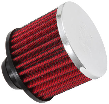K&N Breather Air Filter - Push-In - 1-1/4" Flange - 3" O.D - 2-1/2"H. 62-1490