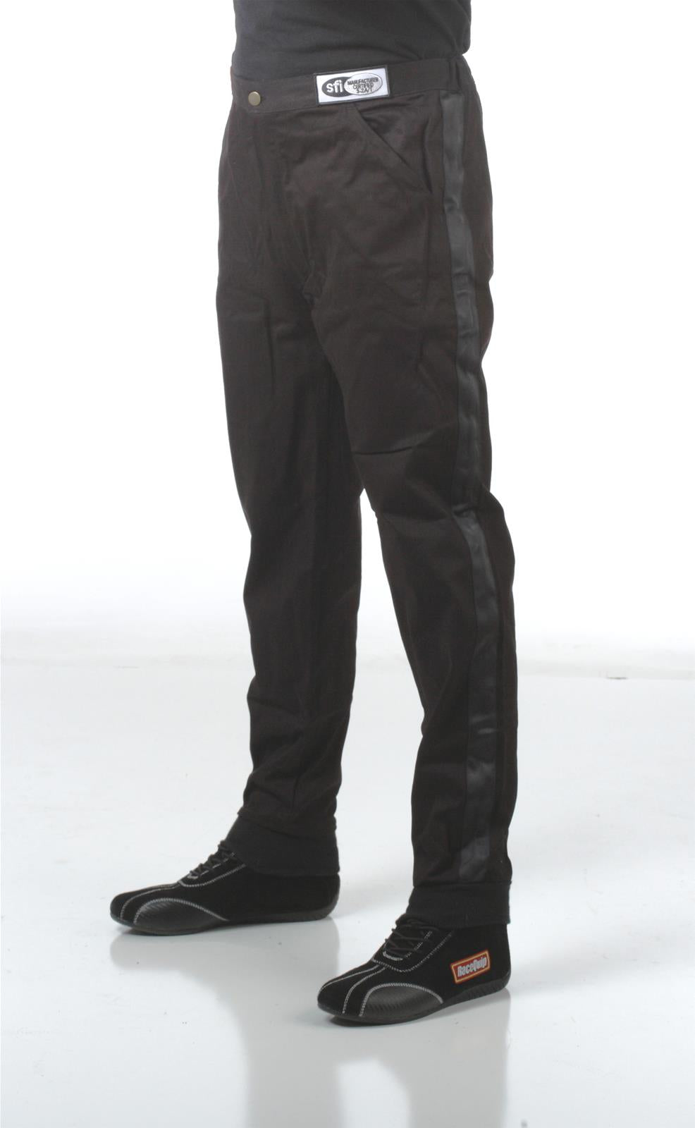 RaceQuip 110 Series Pyrovatex SFI-1 Pants Black