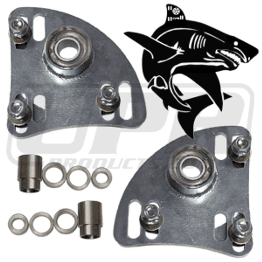 UPR 1994-2004 Ford Mustang Steel Shark Caster Camber Plates (HD Grade 50 Steel) 2014-94-02